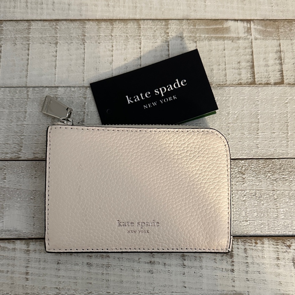 Nwt Kate spade mini zip card case